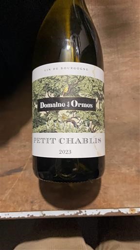 Burgundi Petit-chablis Domaine S Ormes 2023