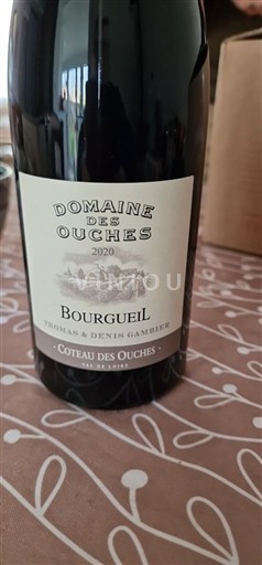 Loiredalen Bourgueil Souché Coteau des Ouches 2020
