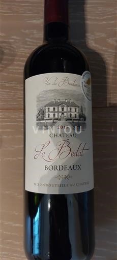 Bordeaux Château Le Bedat 2018