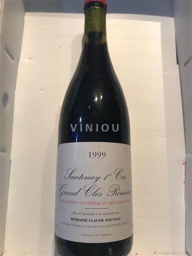 Burgund Santenay Premier Cru Domaine Claude Nouveau Grand Clos Rousseau 1999