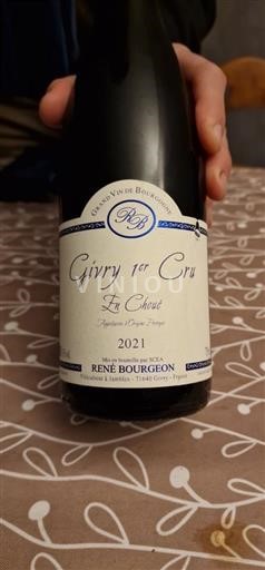 Bourgogne Givry Premier Cru René Bourgeon En Choué 2021
