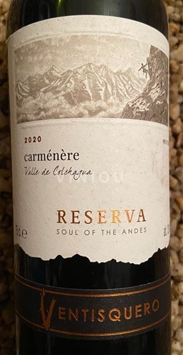 Colchagua-dalen Ikke spesifisert Ventisquero Reserva 2020