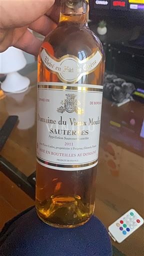 Bordeaux Sauternes Domaine Vieux Moulin 2011