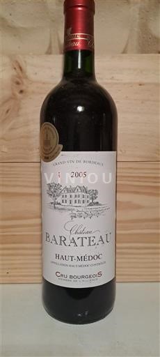 Bordoja Haut-Médoc Château Barateau 2005
