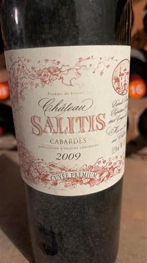 Languedok Cabardès Château Salitis Premium 2009