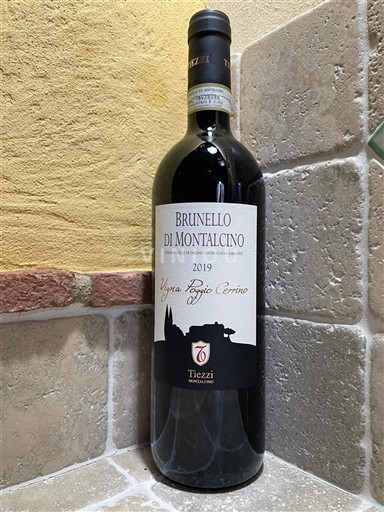 Toscana Brunello di Montalcino Tiezzi podere soccorso Vigna poggio cerrino 2019