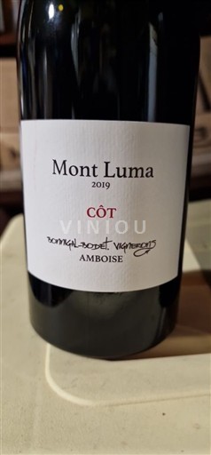 Lugina e Luarës Touraine-Amboise Bonnigal-Bodet Vignerons Mont Luma 2019