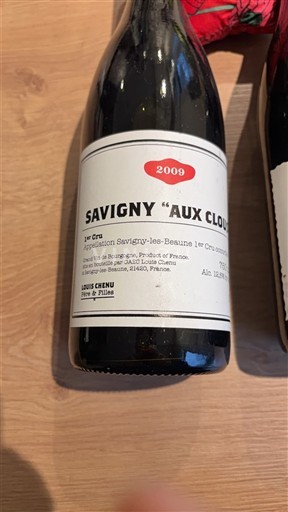 Burgundija Nespecificirano Premier Cru Louis Chenu Savigny Aux Clous 2009