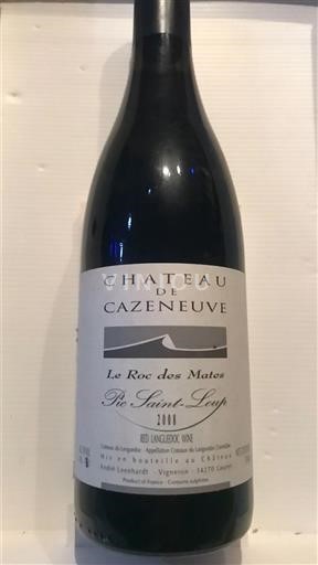 Languedok Pic-saint-loup Château Cazeneuve Le Roc des Mates 2008