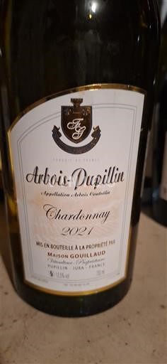 Žura Arbois-Pupillin Maison Gouillaud Chardonnay 2021