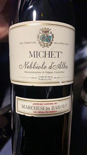 Piemonte Nebbiolo d'Alba Marchesi di Barolo Michèt 2022