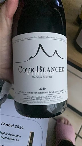 Лангедок Корбијер-Бутенац Côte Blanche Carignan 2020