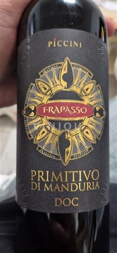 Pulia Primitivo di Manduria Piccini Frapasso Jo Viti