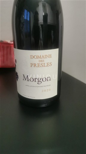 Божоље Моргон Domaine Presles 2020