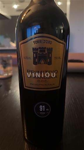 Pulia Primitivo di Manduria Torri d'Oro 2023