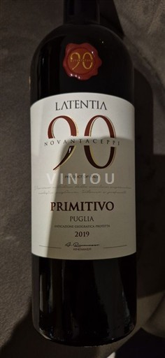 Apulija Nespecificirano Latentia Novantaceppi 90 2019