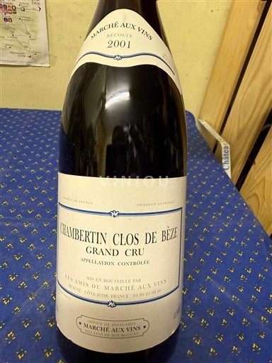 Bourgogne Chambertin-clos-de-bèze Grand Cru Marché aux Vins 2001