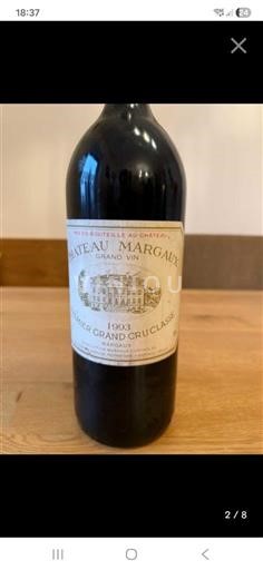 Burdeos Margaux Grand Cru Château Margaux Grand Vin 1990