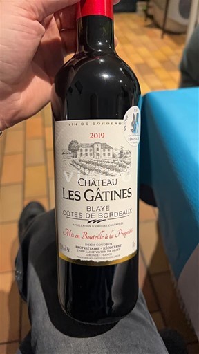 Bordeaux Blaye-Côtes-de-Bordeaux Château Les Gâtines 2019