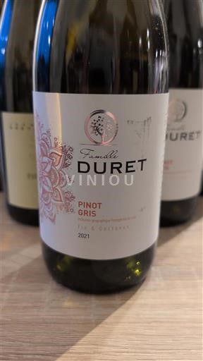 Loiredalen Loire-Atlantique Famille Duret Pinot Gris 2021