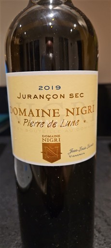 Jugperëndim Jurançon Domaine Nigri Pierre de Lune 2019