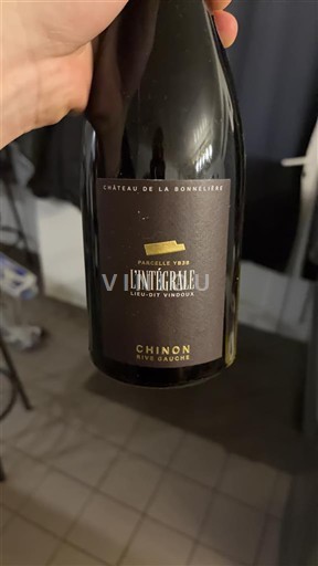 Loiredalen Chinon Château La Bonnelière L'Intégrale Lieu-dit Vindoux 2021