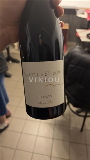 Dolina Loare Chinon Château St Louans Clos 2018