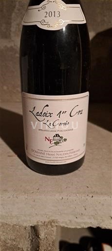 Burgundi Ladoix Premier Cru Domaine Henri Naudin-Ferrand La Corvée 2013