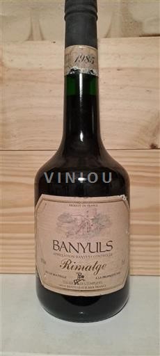 Roussillon Banyuls Les Clos de Paulilles Rimalge 1985