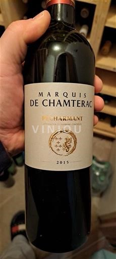 Југозапад Pécharmant Marquis de Chamterac 2015