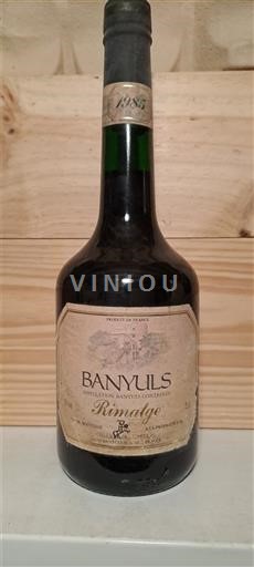 Ruzijon Banyuls Cellier des Templiers Rimalge 1985