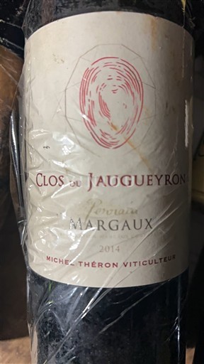 Bordo Margaux Clos du Jaugueyron L'Envin 2014