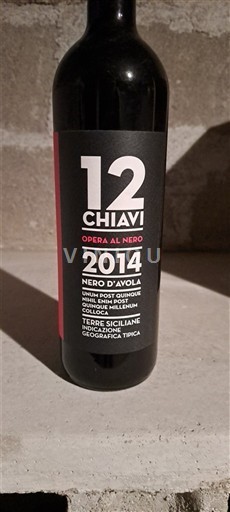 Сицилија Сицилија Земља 12 Chiavi Opera al Nero 2014