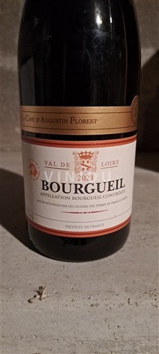 Loiredalen Bourgueil La Cave d'Augustin Florent 2021