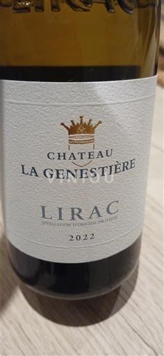 Lugina e Ronës Lirac Château La Genestière 2022