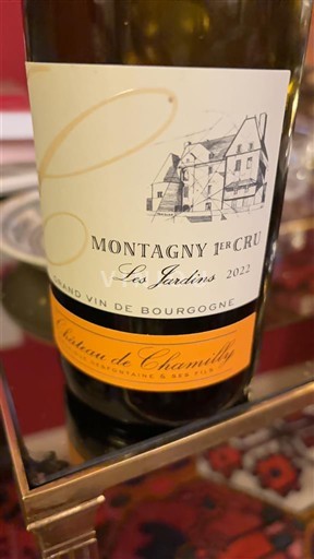 Burgundi Montagny Premier Cru Château Chamilly Les Jardins 2022