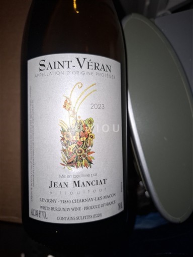 Burgund Saint-Véran Jean Manciat 2023