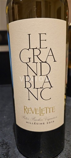 Provence Kodrat e Aix-en-Provansës Château Revelette Le Grand Blanc 2019