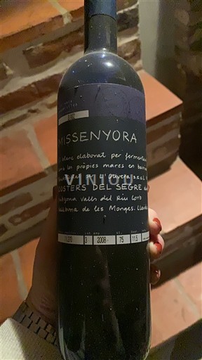 Catalonia Costers del Segre L'Olivera Missenyora 2008