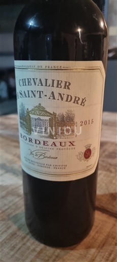 Burdeos Bordeaux Chevalier Saint-André 2015