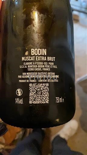 Provence E paspecifikuar Bodin Muscat Extra Brut Jo Viti