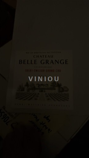 Bordeaux Saint-Émilion Grand Cru Grand Cru Château Belle Grange 2018