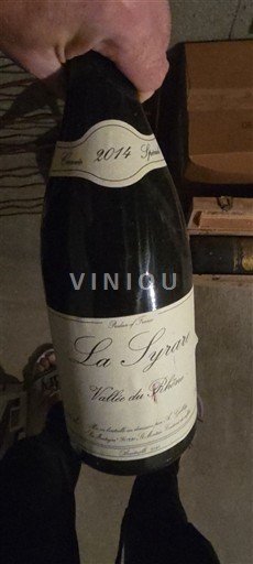 Vale do Ródano Côtes-do-Ródano Robert et Francois La Syrah 2014