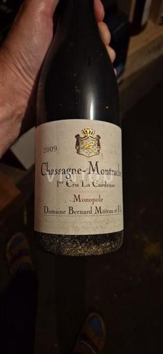 Burgundi Chassagne-montrachet Premier Cru Domaine Bernard Moreau et Fils 1er Cru La Cardeuse Monopole 2009