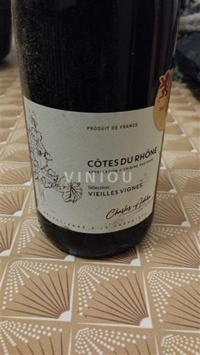 Rhônedalen Côtes du Rhône Charles Adeline Sélection Vieilles Vignes Icke årgångsbetecknad