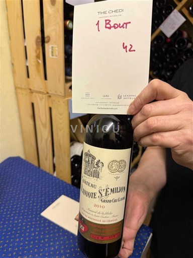 Bordoja Saint-Émilion Grand Cru Château Lagniote 2010