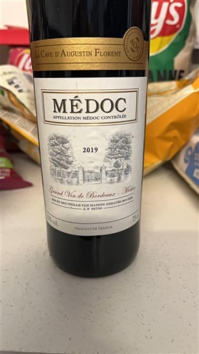 Bordeaux Médoc La Cave d'Augustin Florent 2019