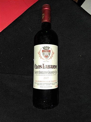 Bordoja Saint-Émilion Grand Cru Grand Cru Clos Labarde 2017