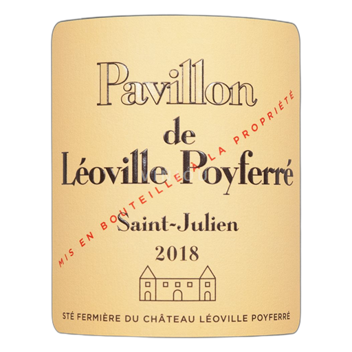 Bordo Сен-Жулијен Pavillon de Leoville Poyferré 2015
