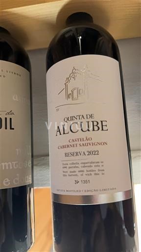 Portugalia Península e Setúbalit Quinta de Alcube Reserva 2022